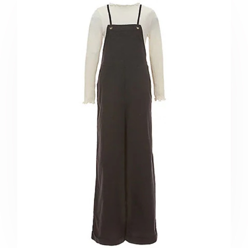 NWT Chelsea & Violet Sleeveless Overall Jumpsuit
